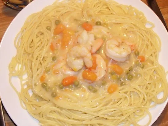 Rezept: Garnelenfrikassee Bild Nr. 2 Garnelenfrikassee - Rezept - Bild Nr. 2