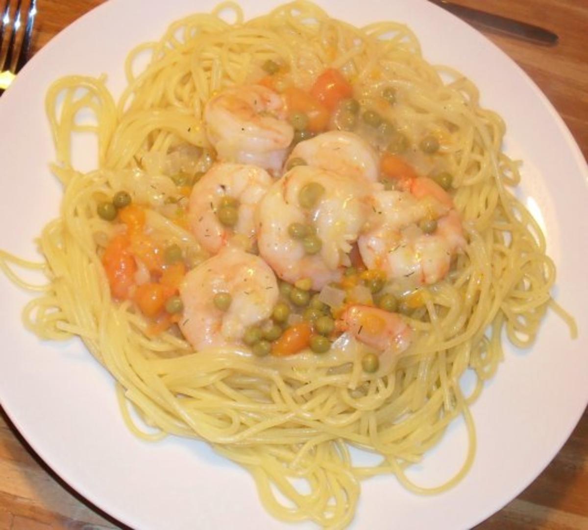 Garnelenfrikassee - Rezept