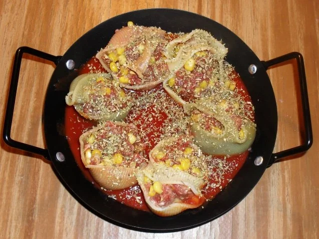 Rezept: Muschelpasta - Gratin Bild Nr. 4 Muschelpasta - Gratin - Rezept - Bild Nr. 4