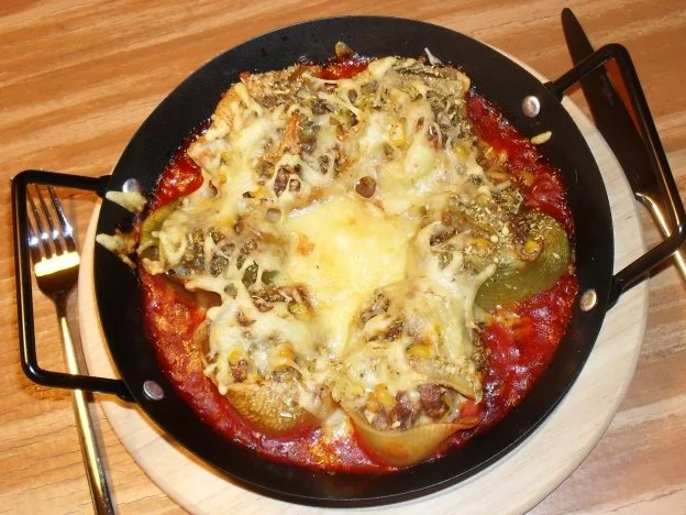 Rezept: Muschelpasta - Gratin Bild Nr. 2 Muschelpasta - Gratin - Rezept - Bild Nr. 2