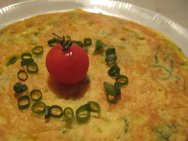 Käse-Lauch-Pfannkuchen - Rezept