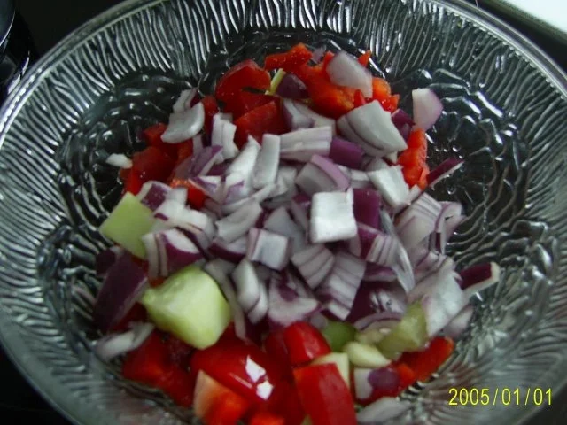 Ohne Fleisch: Gazpacho & Quarknockerln..... - Rezept - Bild Nr. 5