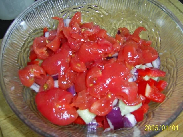 Ohne Fleisch: Gazpacho & Quarknockerln..... - Rezept - Bild Nr. 7