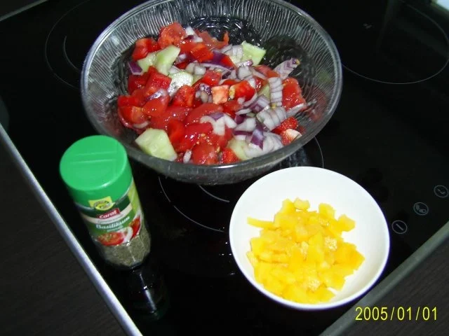 Ohne Fleisch: Gazpacho & Quarknockerln..... - Rezept - Bild Nr. 8