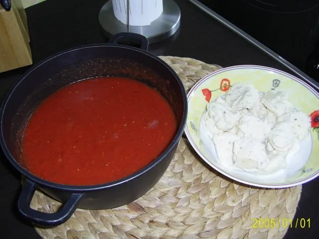 Ohne Fleisch: Gazpacho & Quarknockerln..... - Rezept - Bild Nr. 19