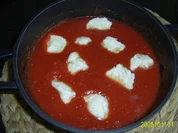 Ohne Fleisch: Gazpacho & Quarknockerln..... - Rezept