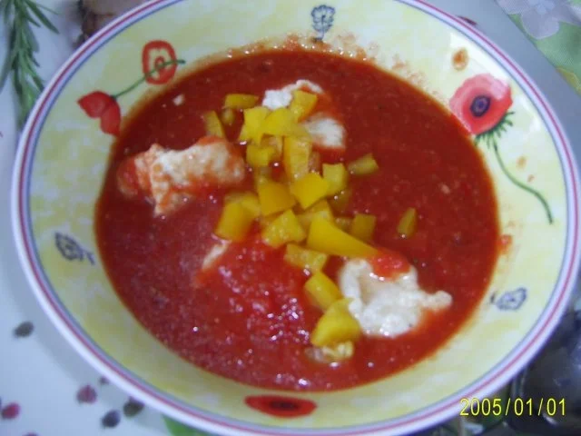 Ohne Fleisch: Gazpacho & Quarknockerln..... - Rezept - Bild Nr. 20