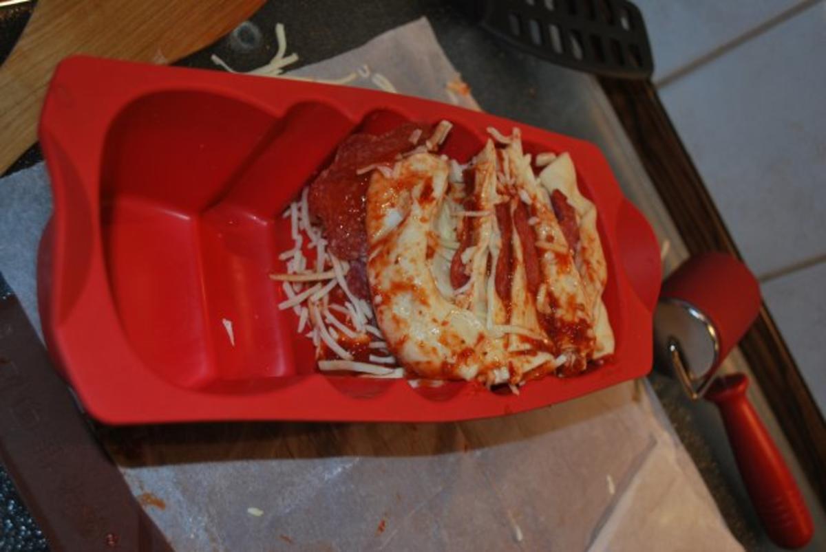 Schneller Pizzakuchen - Rezept - Bild Nr. 7