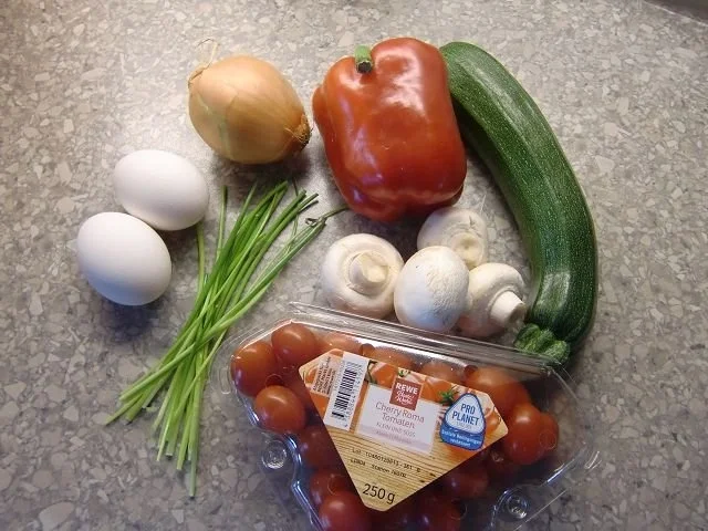 Rezept: Gemüseomelette à la Heiko Bild Nr. 2 Gemüseomelette à la Heiko - Rezept - Bild Nr. 2