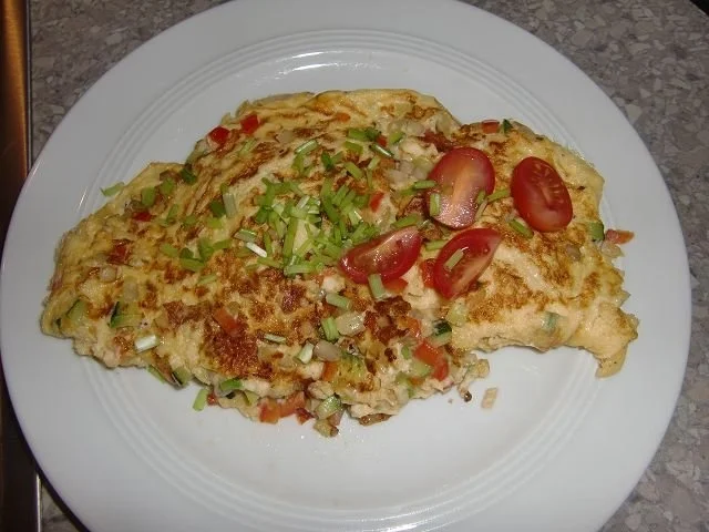 Rezept: Gemüseomelette à la Heiko Gemüseomelette à la Heiko - Rezept