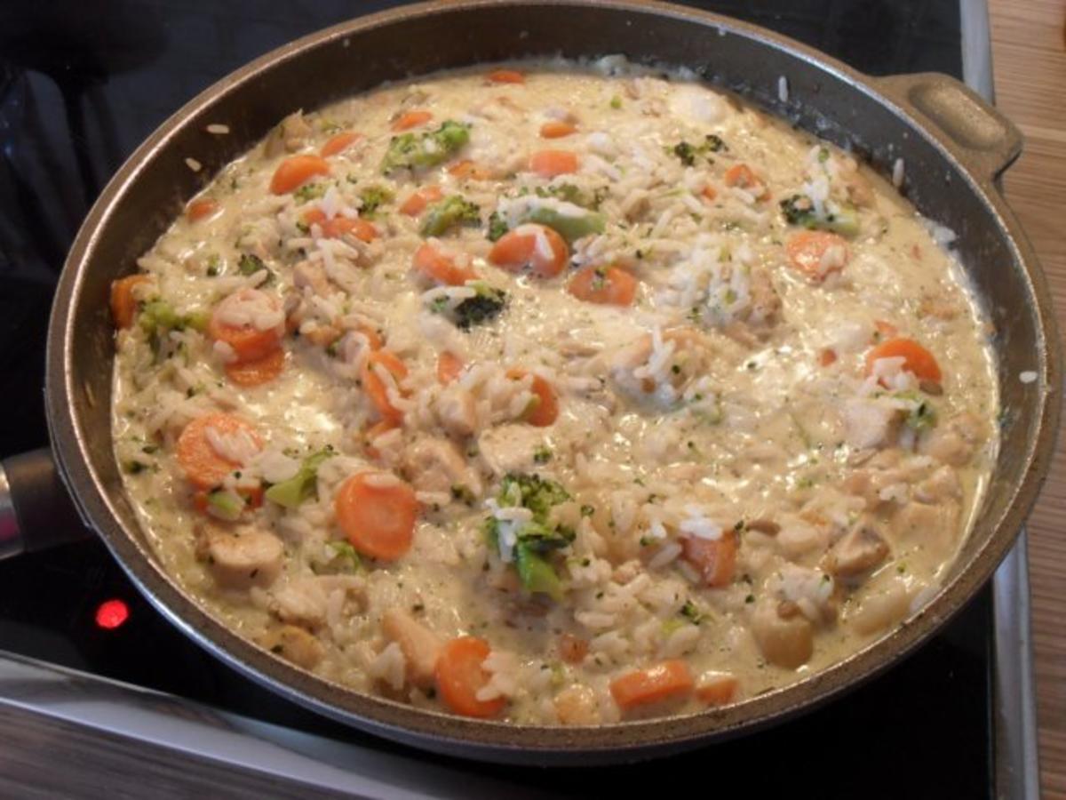 Reispfanne mit Hähnchenbrustfilet und Reis - Rezept von Kochfee999 ...