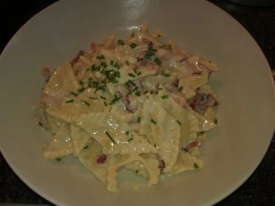 Pasta in einer Schinken-Käse-Sahnesoße - Rezept - Bild Nr. 5