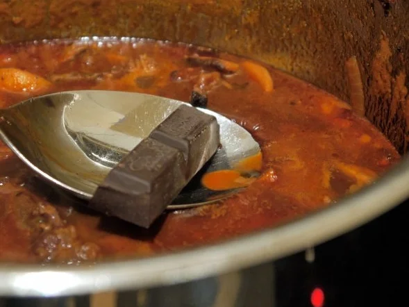 Rezept: Kalbsgulasch mit Kräuterseitlingen, dazu Schupfnudeln Bild Nr. 17 Kalbsgulasch mit Kräuterseitlingen, dazu Schupfnudeln - Rezept - Bild Nr. 17