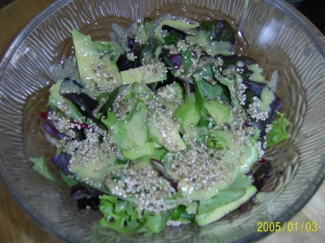 Rezept: Fisch: würziger Blattsalat & Dorschfilet Bild Nr. 10 Fisch: würziger Blattsalat & Dorschfilet - Rezept - Bild Nr. 10