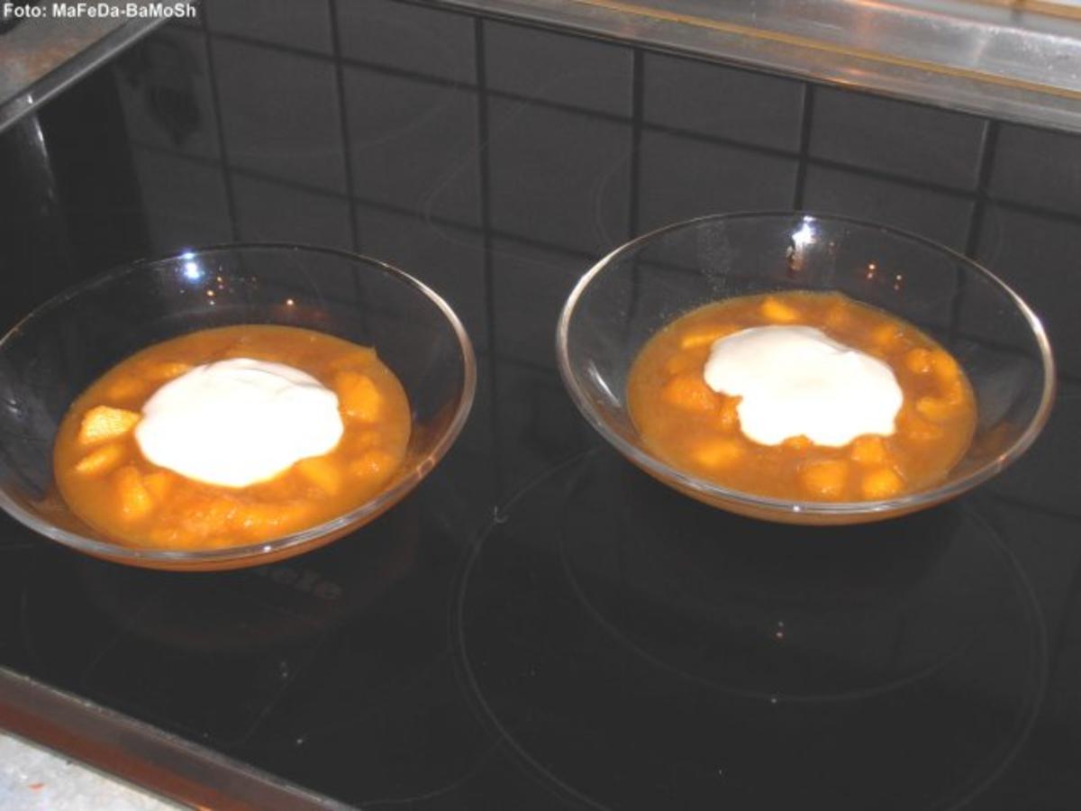 Karamellisierte Mango mit Sahnejoghurt - Rezept - Bild Nr. 2