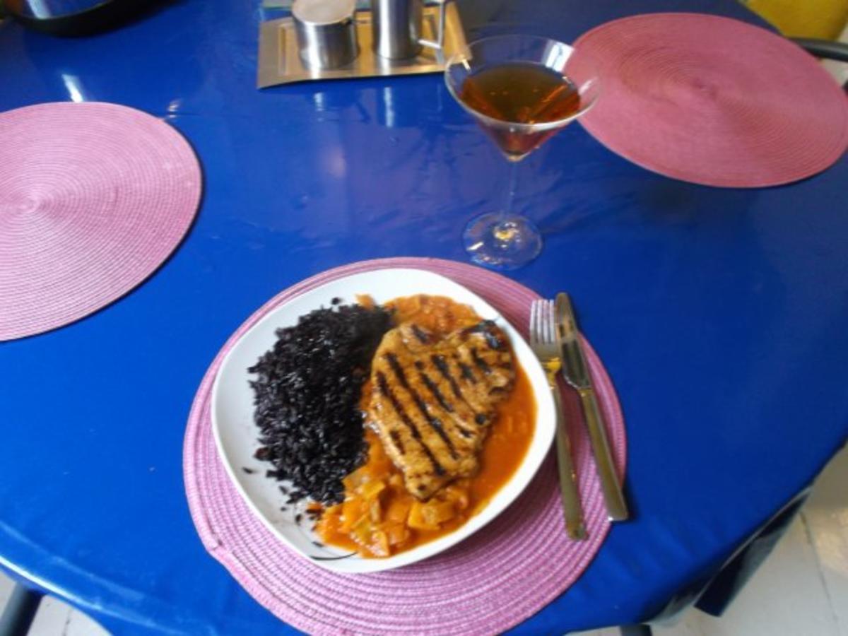 Geflügel: Pikantes Schnitzel mit schwarzen thailändischen Klebreis - Rezept - Bild Nr. 14