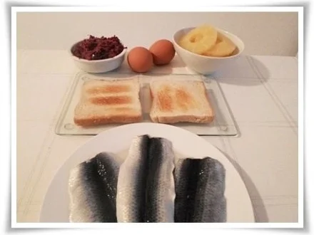 Bismarckhering mit Ei und raffiniertem Türmchen (ړײ) - Rezept - Bild Nr. 5