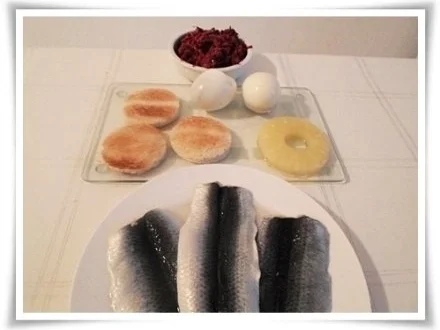 Bismarckhering mit Ei und raffiniertem Türmchen (ړײ) - Rezept - Bild Nr. 6