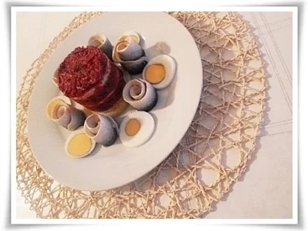 Bismarckhering mit Ei und raffiniertem Türmchen (ړײ) - Rezept - Bild Nr. 19