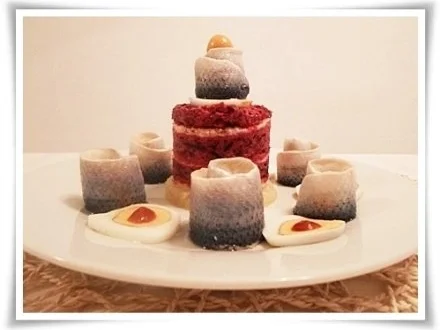 Bismarckhering mit Ei und raffiniertem Türmchen (ړײ) - Rezept - Bild Nr. 21