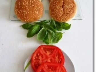 Hausgemachte Hamburger mit Pommes (ړײ) - Rezept - Bild Nr. 10