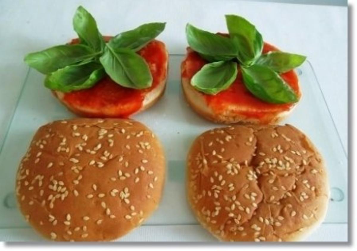 Hausgemachte Hamburger mit Pommes (ړײ) - Rezept - Bild Nr. 11