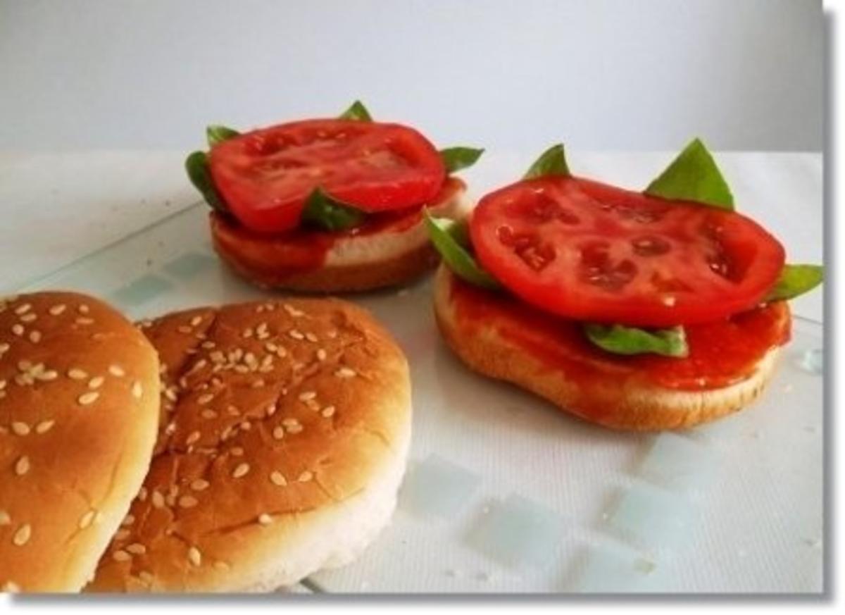 Hausgemachte Hamburger mit Pommes (ړײ) - Rezept - Bild Nr. 12