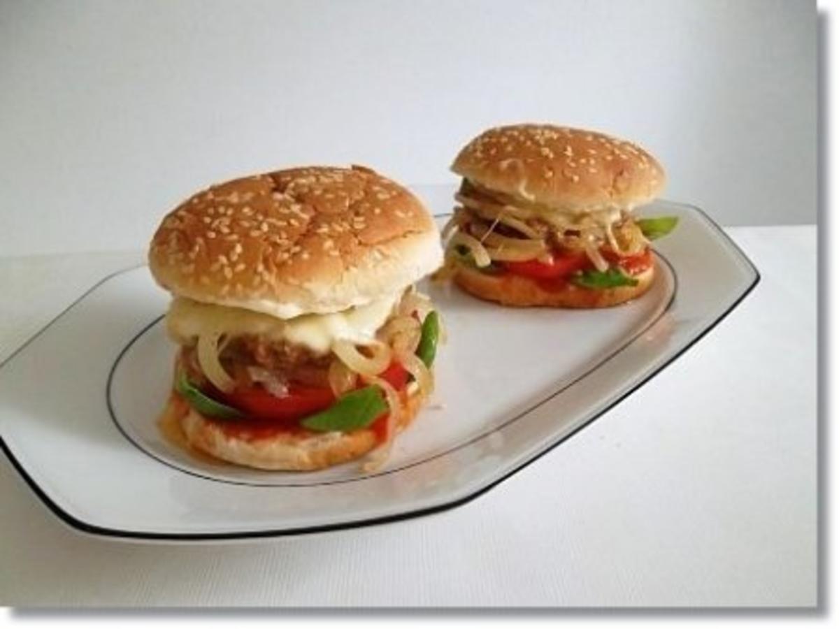 Hausgemachte Hamburger mit Pommes (ړײ) - Rezept - Bild Nr. 16