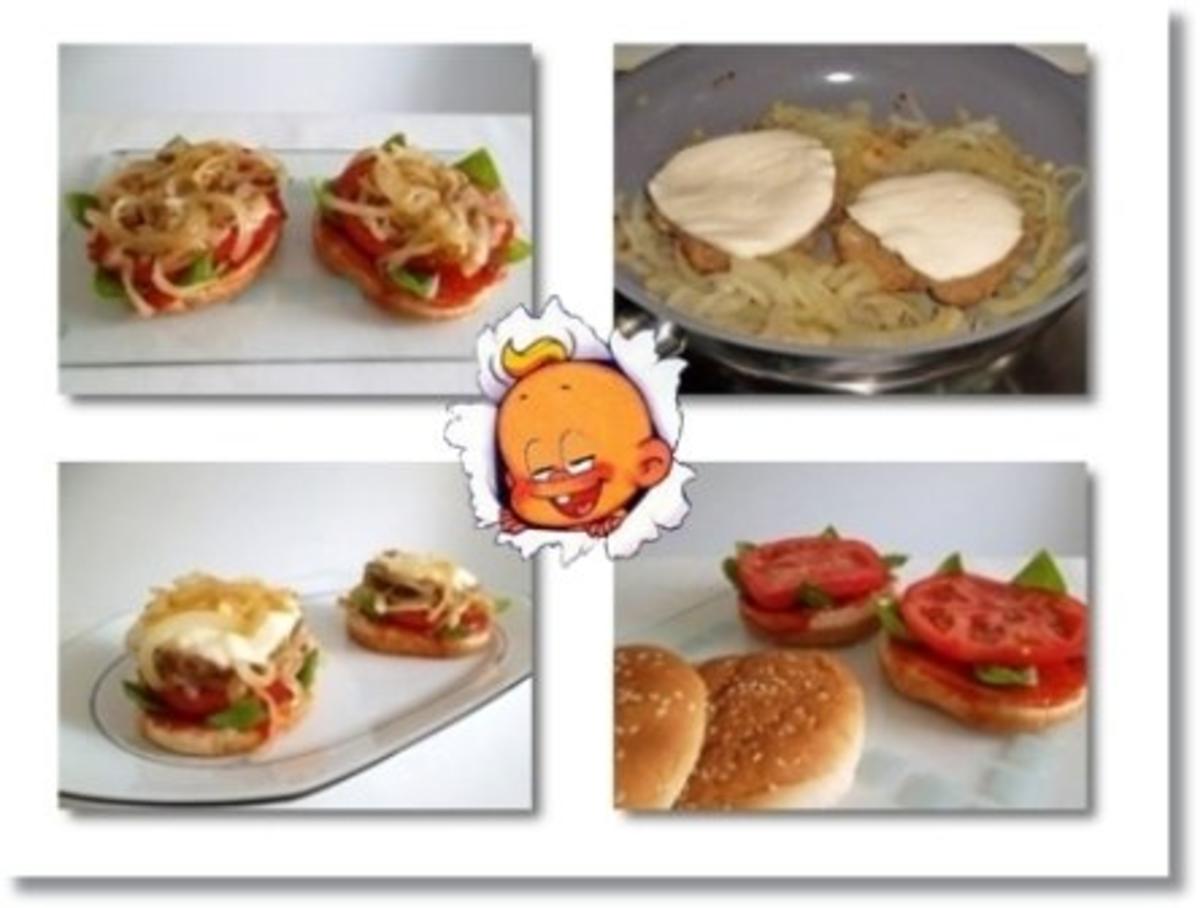 Hausgemachte Hamburger mit Pommes (ړײ) - Rezept - Bild Nr. 19