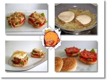 Hausgemachte Hamburger mit Pommes (ړײ) - Rezept - Bild Nr. 19