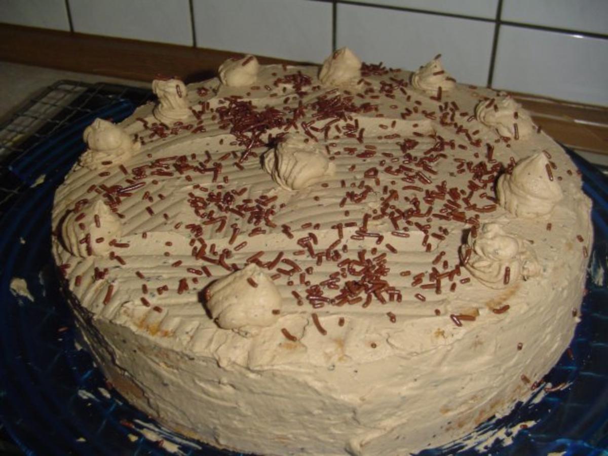 Mokka- Sahne- Torte - Rezept