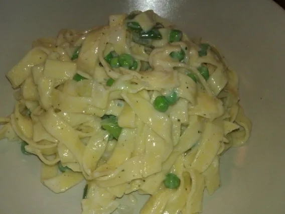 Tagliatelle mit Seidentofu-Erbsen-Soße - Rezept - Bild Nr. 6