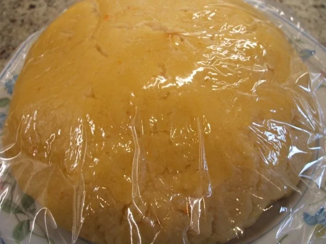 Plätzchen: Orangen-Marzipan-Stangen - Rezept - Bild Nr. 5