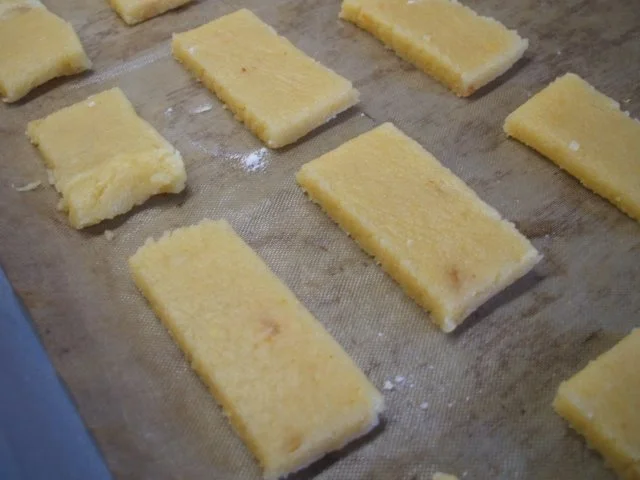 Plätzchen: Orangen-Marzipan-Stangen - Rezept - Bild Nr. 8