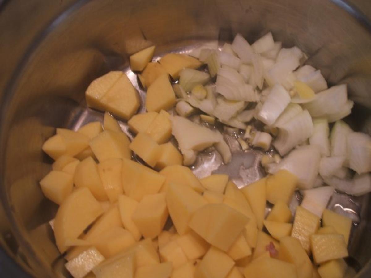 Suppen: Kartoffel- Bohnensuppe "Überbleibsel" - Rezept - Bild Nr. 6