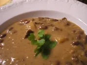 Suppen: Kartoffel- Bohnensuppe "Überbleibsel" - Rezept