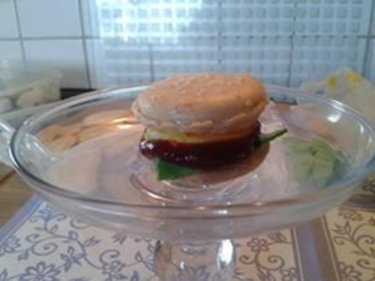 Bilder für Sweet Hamburger (Macarons) - Rezept
