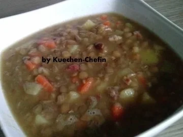 Schnelle Linsensuppe - Rezept