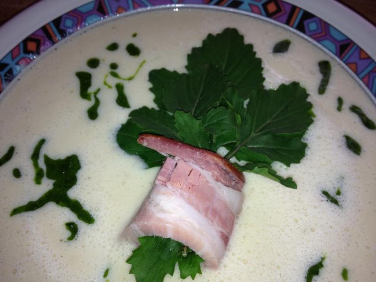 Petersilien-Creme-Suppe mit Rucola - Rezept - kochbar.de