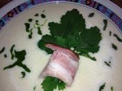 Petersilien-Creme-Suppe mit Rucola - Rezept