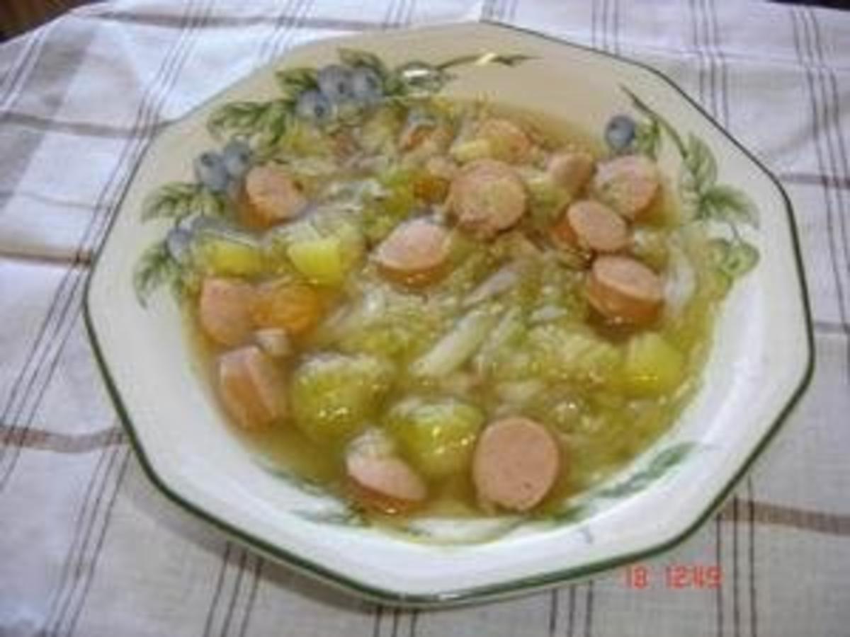 Chinakohltopf Bauerliche Art - Rezept