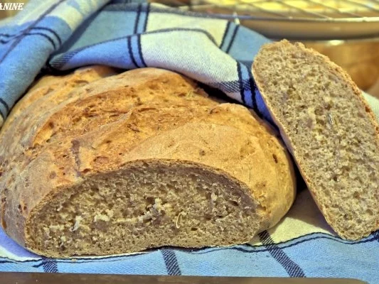 Mischbrot mit Fenchel und Koriander - Rezept