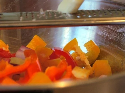 Piccata von der Hähnchenbrust mit Ofengemüse - Rezept - Bild Nr. 5