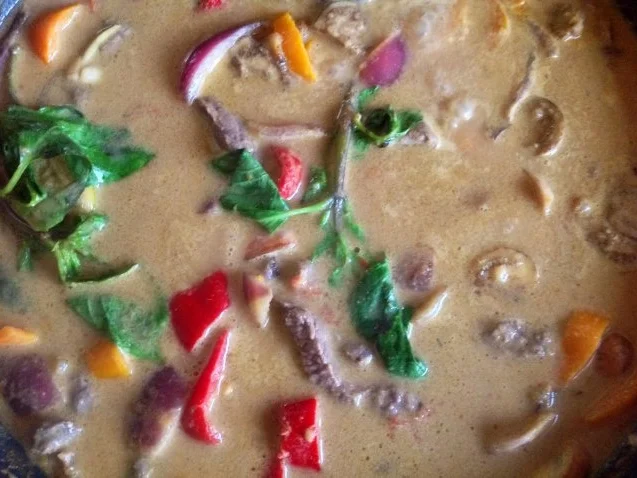 Steak mit grünem Curry und  Kokosnussmilch - Rezept - Bild Nr. 6