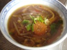 Saure chinesische Suppe à la Papa - Rezept
