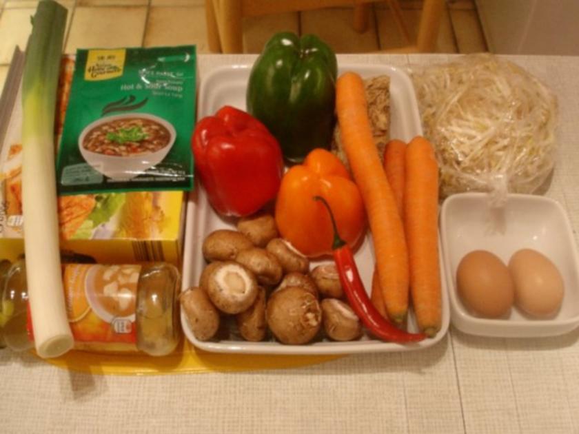 Saure chinesische Suppe à la Papa - Rezept - kochbar.de