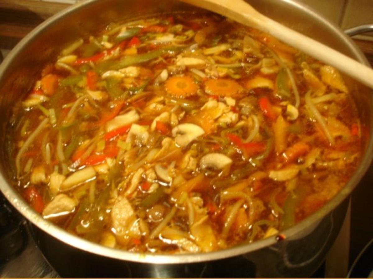 Saure chinesische Suppe à la Papa - Rezept - Bild Nr. 10
