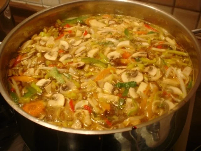 Rezept: Saure chinesische Suppe à la Papa Bild Nr. 9 Saure chinesische Suppe à la Papa - Rezept - Bild Nr. 9