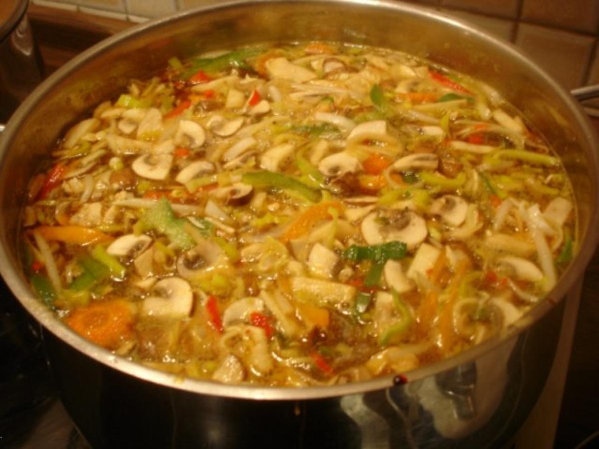Saure chinesische Suppe à la Papa - Rezept - kochbar.de