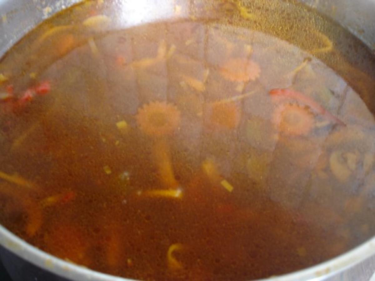Saure chinesische Suppe à la Papa - Rezept - Bild Nr. 12